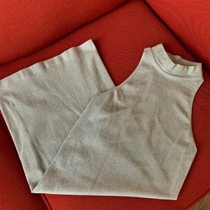 🔴CLEARANCE🔴Brand new shiny silver Bebe dress